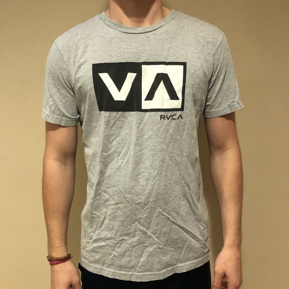 RVCA Grey Graphic Tee
